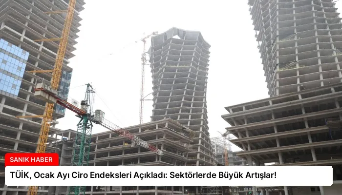 TÜİK, Ocak Ayı Ciro Endeksleri Açıkladı: Sektörlerde Büyük Artışlar!