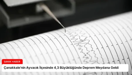 Çanakkale’nin Ayvacık İlçesinde 4,3 Büyüklüğünde Deprem Meydana Geldi