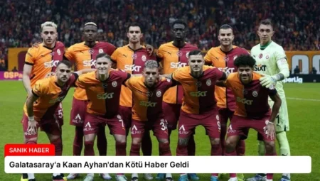 Galatasaray’a Kaan Ayhan’dan Kötü Haber Geldi