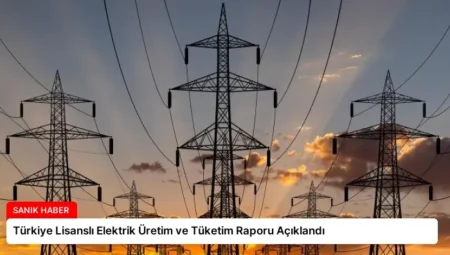 Türkiye Lisanslı Elektrik Üretim ve Tüketim Raporu Açıklandı