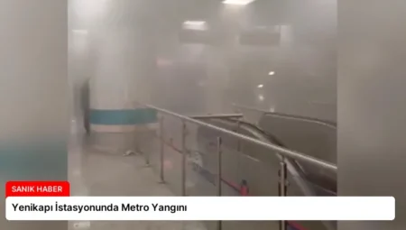 Yenikapı İstasyonunda Metro Yangını