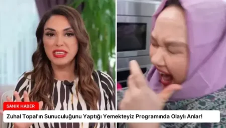 Zuhal Topal’ın Sunuculuğunu Yaptığı Yemekteyiz Programında Olaylı Anlar!