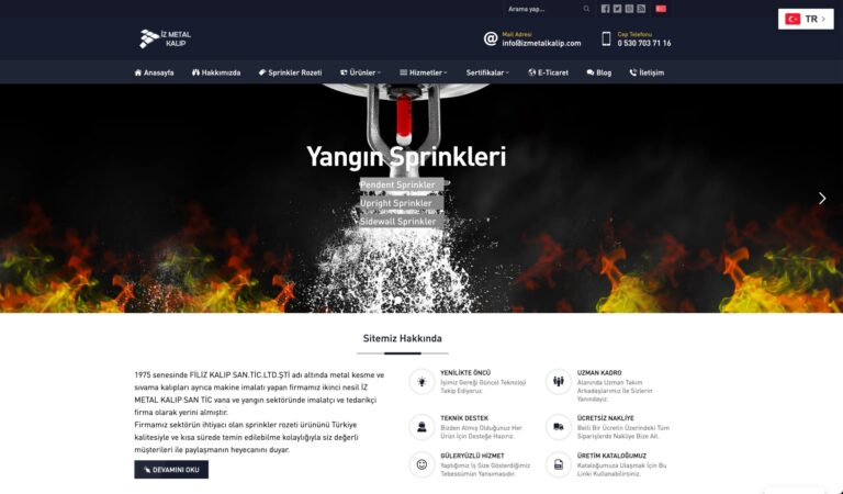 İz Metal Kalıp: Yangın Güvenliğinde Lider Çözümler Sunan Türk Markası