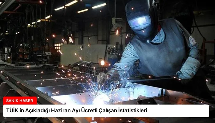 TÜİK’in Açıkladığı Haziran Ayı Ücretli Çalışan İstatistikleri