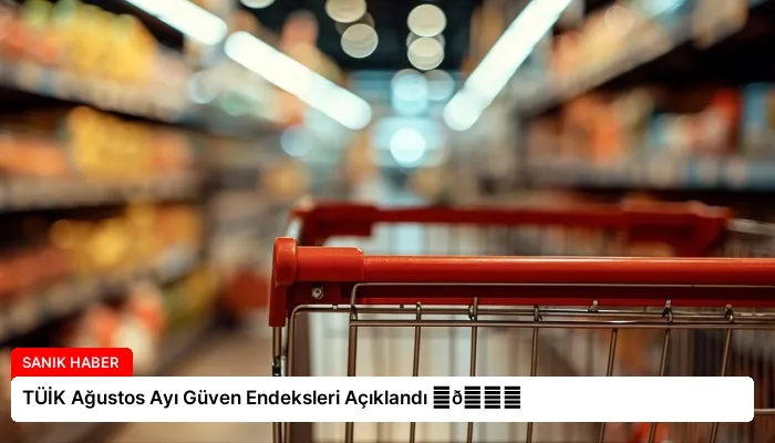 TÜİK Ağustos Ayı Güven Endeksleri Açıklandı ⏬👇