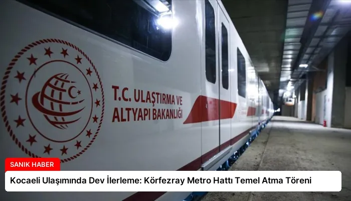 Kocaeli Ulaşımında Dev İlerleme: Körfezray Metro Hattı Temel Atma Töreni