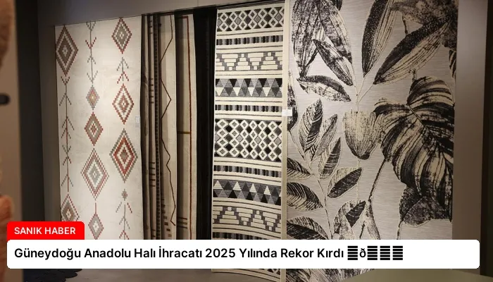 Güneydoğu Anadolu Halı İhracatı 2025 Yılında Rekor Kırdı ⏬👇
