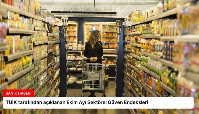TÜİK tarafından açıklanan Ekim Ayı Sektörel Güven Endeksleri