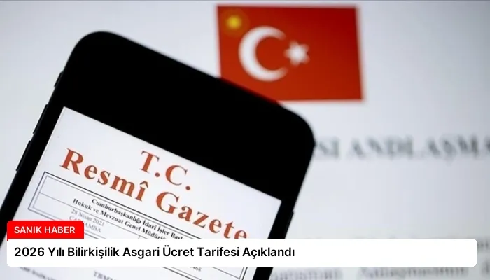2026 Yılı Bilirkişilik Asgari Ücret Tarifesi Açıklandı