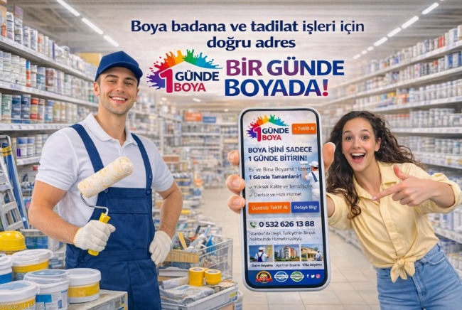 1GÜNDE BOYA ile Sarıyer’de Üst Segment Boya Hizmeti | Villa, Yalı ve Rezidanslarda 28 Yıllık Ustalık