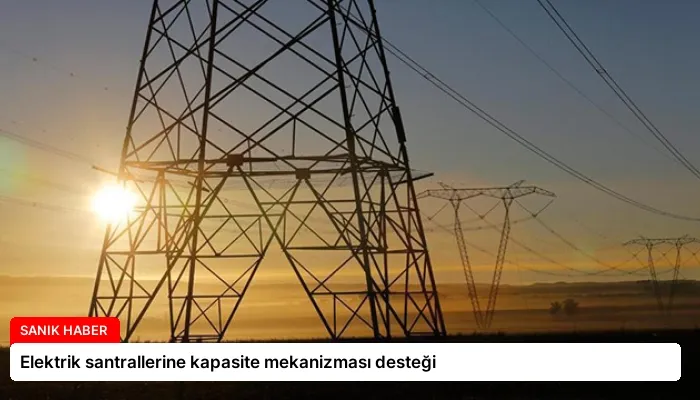 Elektrik santrallerine kapasite mekanizması desteği