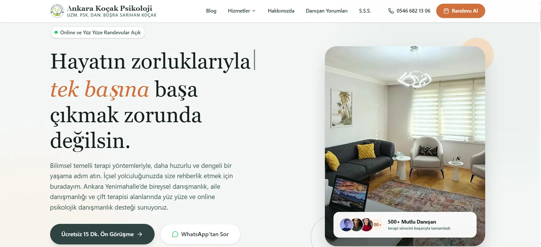 Çankaya Psikolog Önerileri