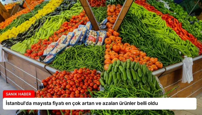 İstanbul’da mayısta fiyatı en çok artan ve azalan ürünler belli oldu
