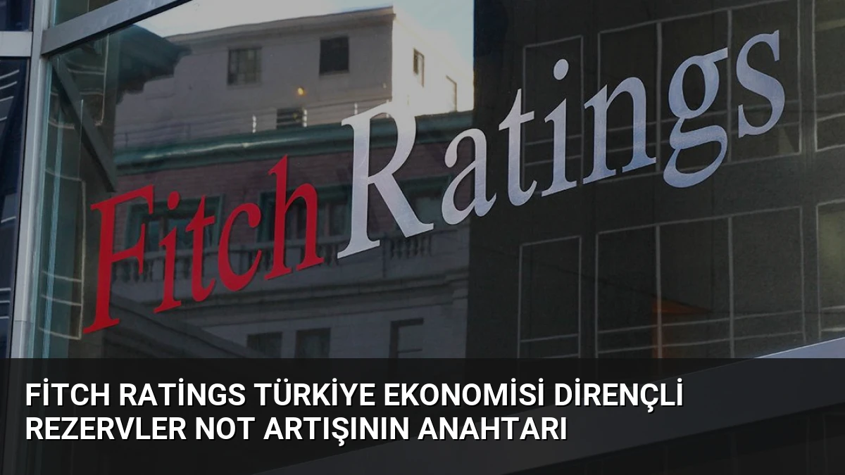 Fitch Ratings Türkiye Ekonomisi Dirençli Rezervler Not Artışının Anahtarı