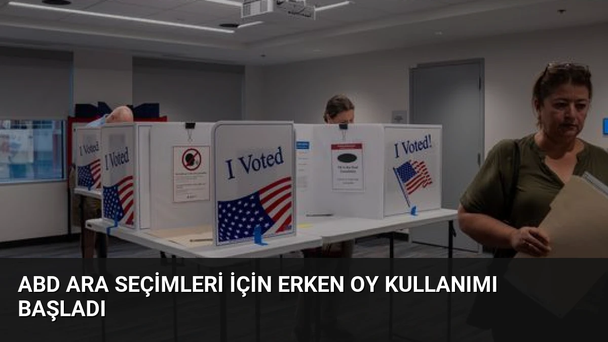ABD Ara Seçimleri İçin Erken Oy Kullanımı Başladı