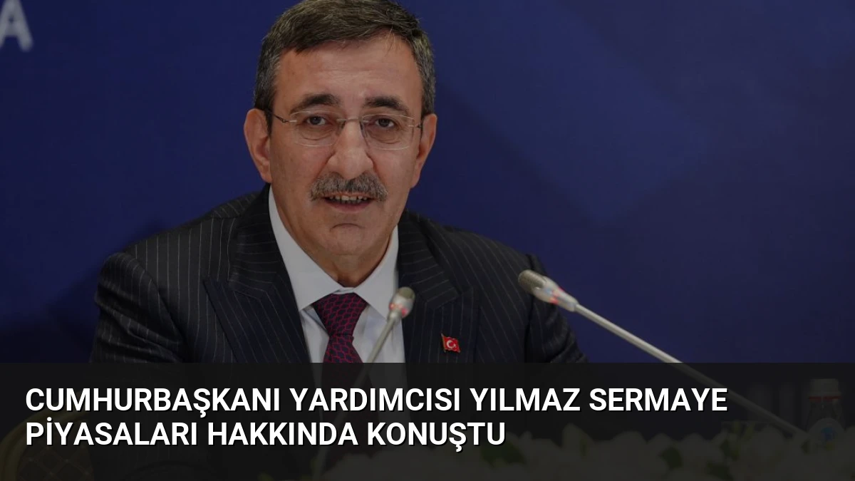 Cumhurbaşkanı Yardımcısı Yılmaz Sermaye Piyasaları Hakkında Konuştu