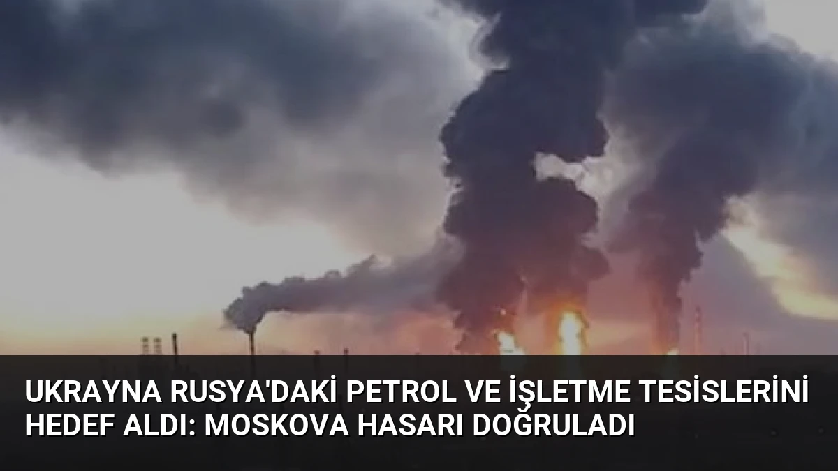 Ukrayna Rusya’daki petrol ve işletme tesislerini hedef aldı: Moskova hasarı doğruladı
