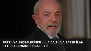 Brezilya Seçimlerinde Lula da Silva Zafer İlan Etti Bolsonaro İtiraz Etti
