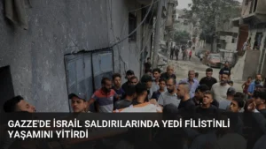 Gazze’de İsrail Saldırılarında Yedi Filistinli Yaşamını Yitirdi